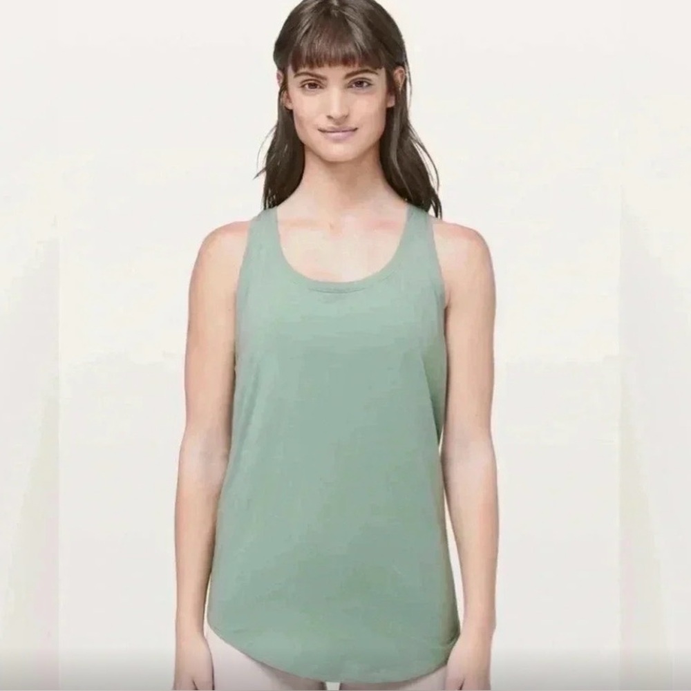 lululemon athletica Olive Green Racerback Tank